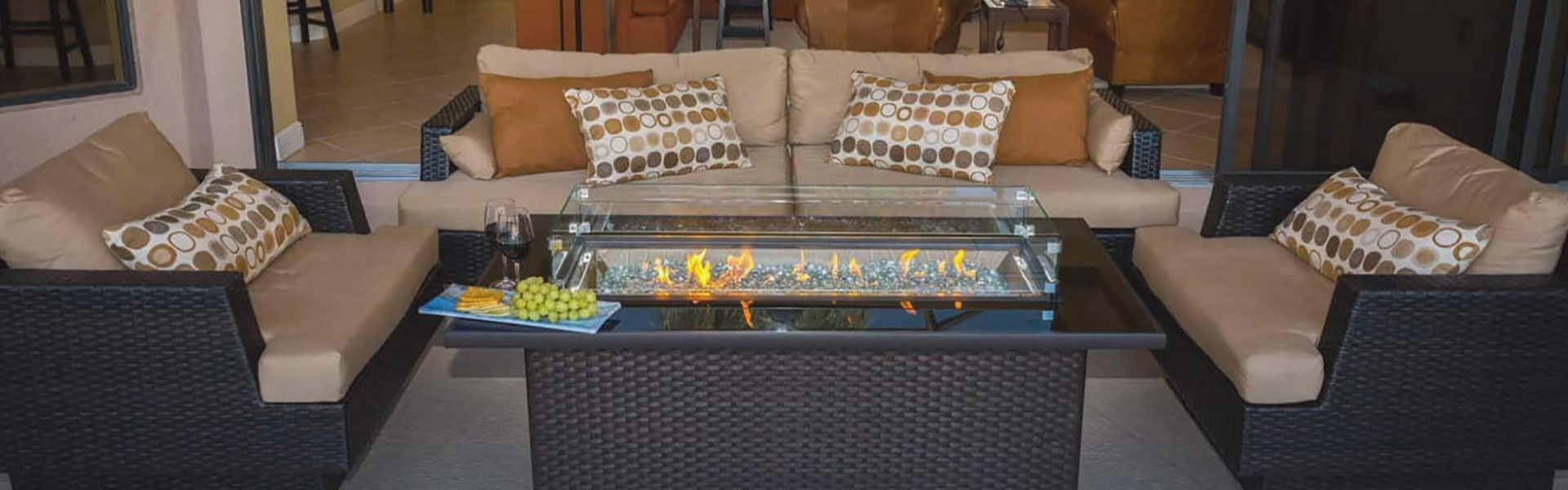 Outdoor Great Room Gas Firepits
