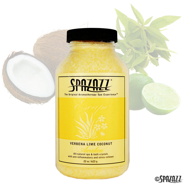 ESCAPE VERBENA LIME COCONUT (AWAKEN) AROMATHERAPY CRYSTALS 22OZ CONTAINER