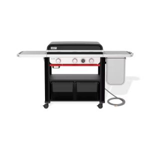 Slate™ 30" Rust-Resistant Griddle with extendable side table (Natural Gas)